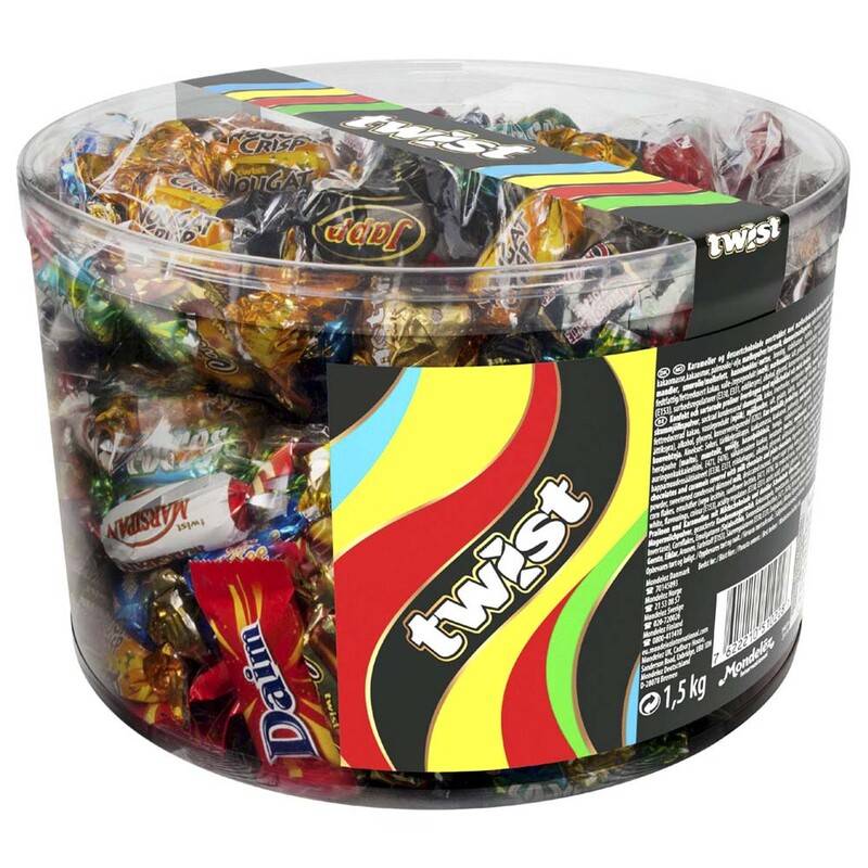 Marabou Twist 1500g Chokolade pakke med 1