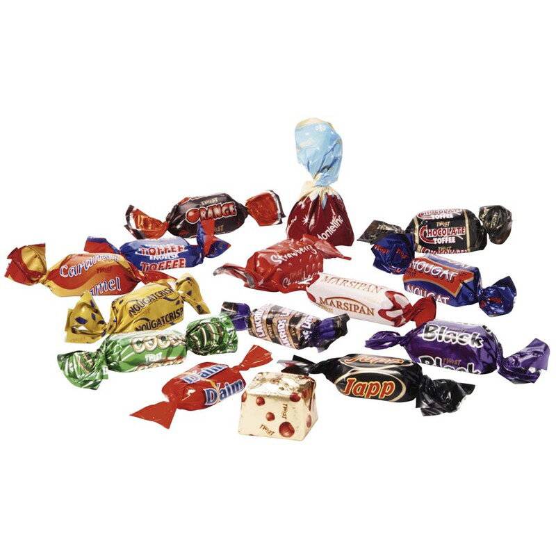 Marabou Twist 5000g 10 ps a 500g Chokolade pakke a 5 kg