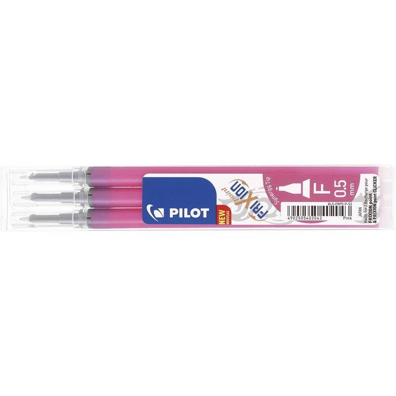 Refill Pilot 3-pack FriXion Point pink 0,5mm 3-pack