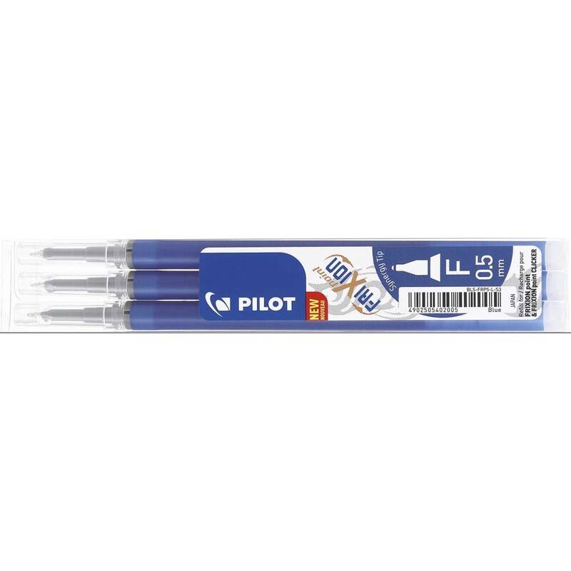 Refill Pilot 3-pack FriXion Point Bl&aring; 0,5mm 3-pack