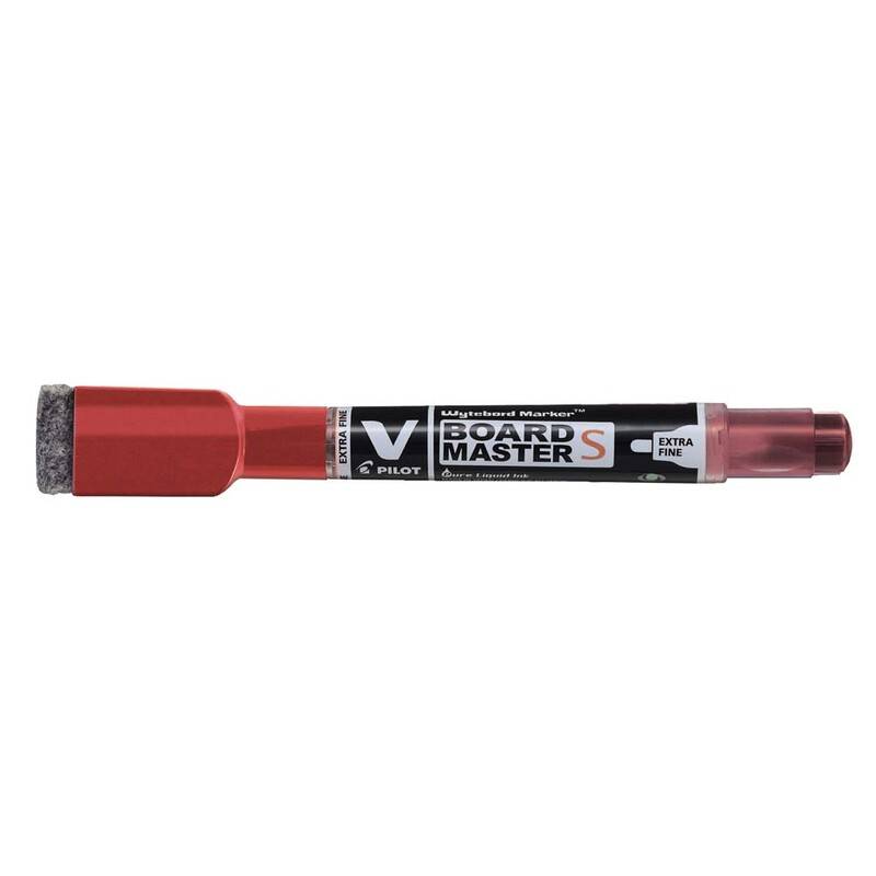 Marker Pilot V-Boardmaster S EF r&oslash;d 1.3mm stregbredde