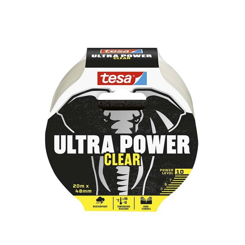 Reparationstape Ultra Power klar 48mmx20m