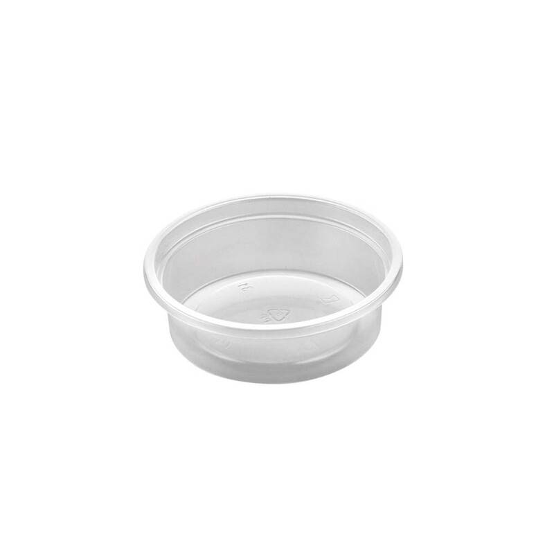Plastbakke 3050 rund PP-HO klar 1000stk/kar