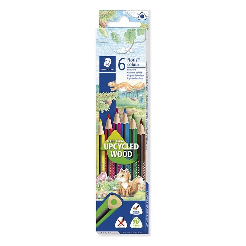 Farveblyant Staedtler Noris Color trekantet 6stk/s&aelig;t assorteret