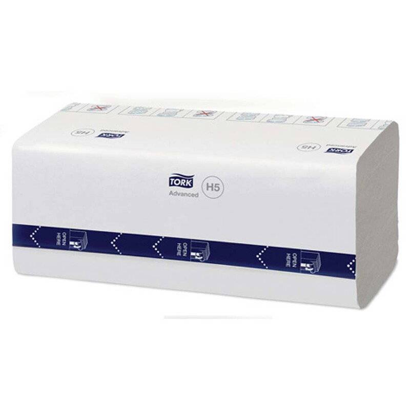 Papirh&aring;ndkl&aelig;de Tork PeakServe hvid 100589 H5 Advanced 3240 ark/kar