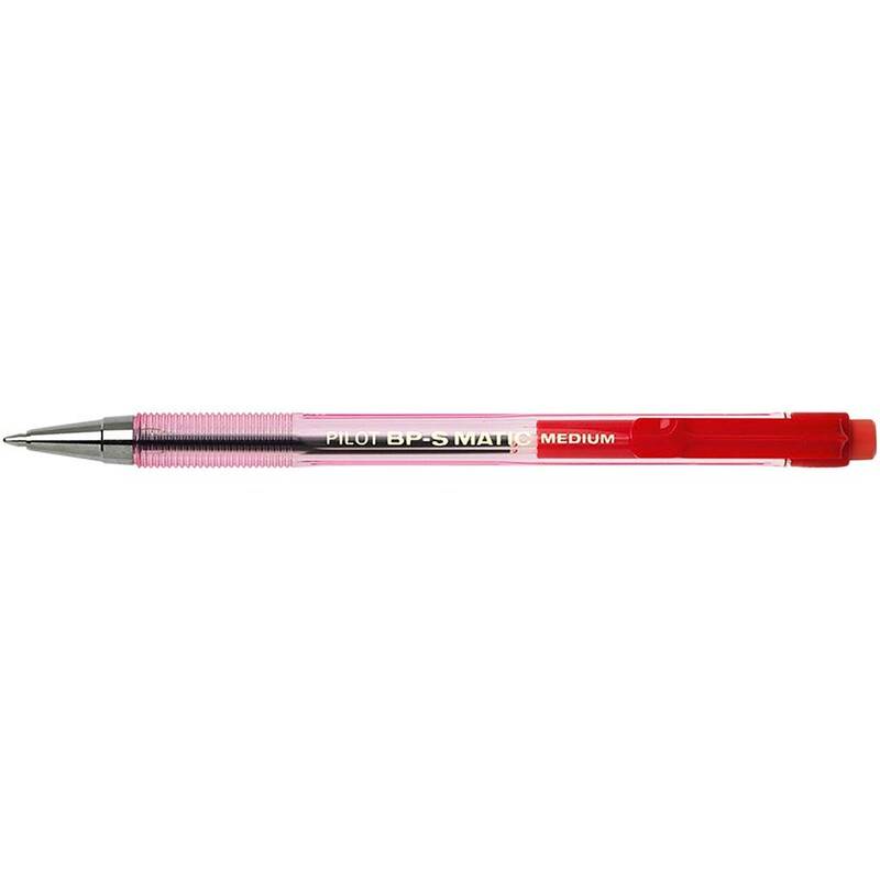 Kuglepen Pilot r&oslash;d medium BP-S Matic 135M