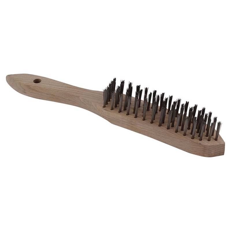 St&aring;lb&oslash;rste m/tr&aelig;skaft 28cm FBK B&oslash;rster og koste brunx280mm