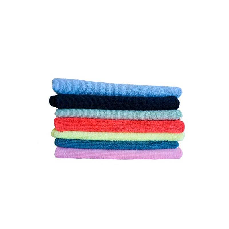 Microfiberklud Cleanline r&oslash;d 32x32cm 10stk/pak