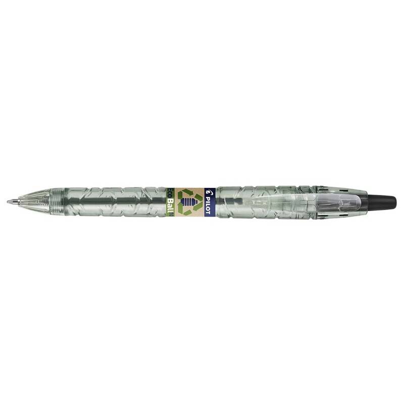 Kuglepen Pilot EcoBall sort Begreen/milj&oslash;venlig 1,0mm stregbr. 0,27mm