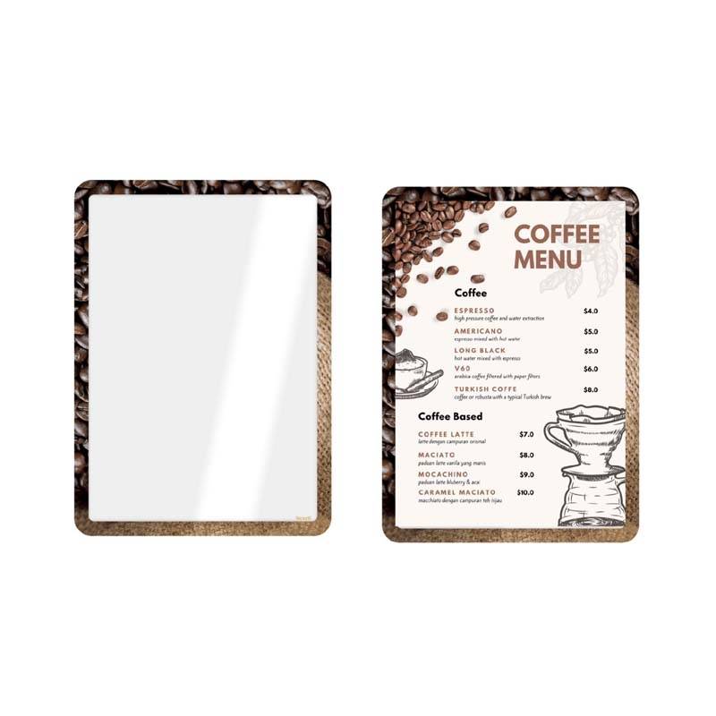 Inforamme Securit A4 Coffee transparent