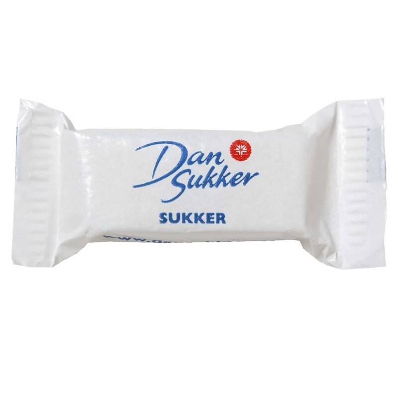Sukker 2 stk's pakker 4,4g 4,4kg/kar 2 pcs/pack &aelig;ske a 4