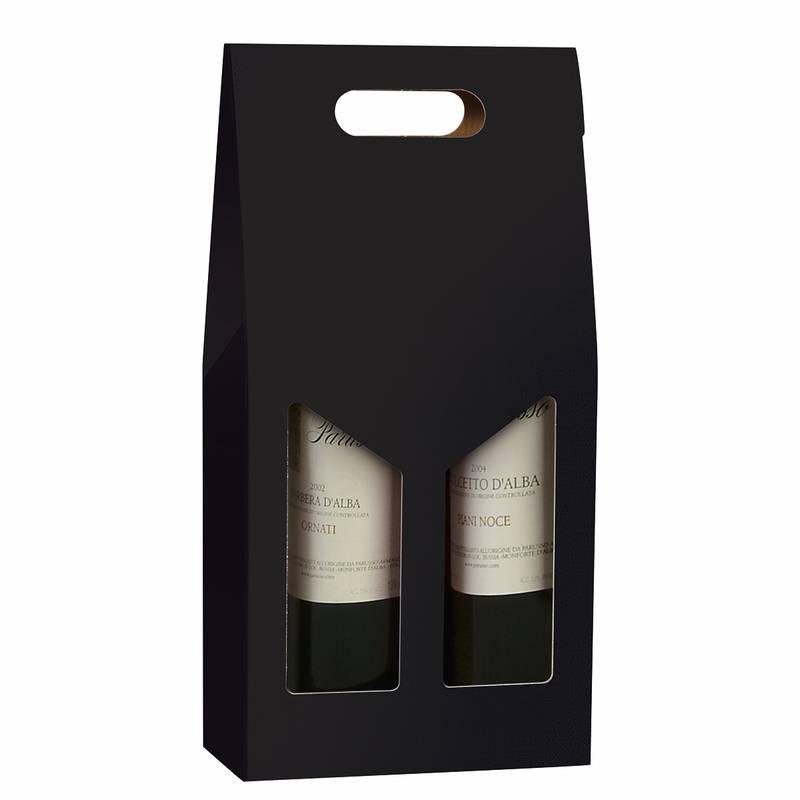 Vingave&aelig;ske sort t/2fl 3/4l sort/brilliant 20stk/pak