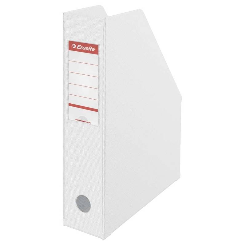 Tidsskriftsamler A4 70mm Vivida PVC hvid