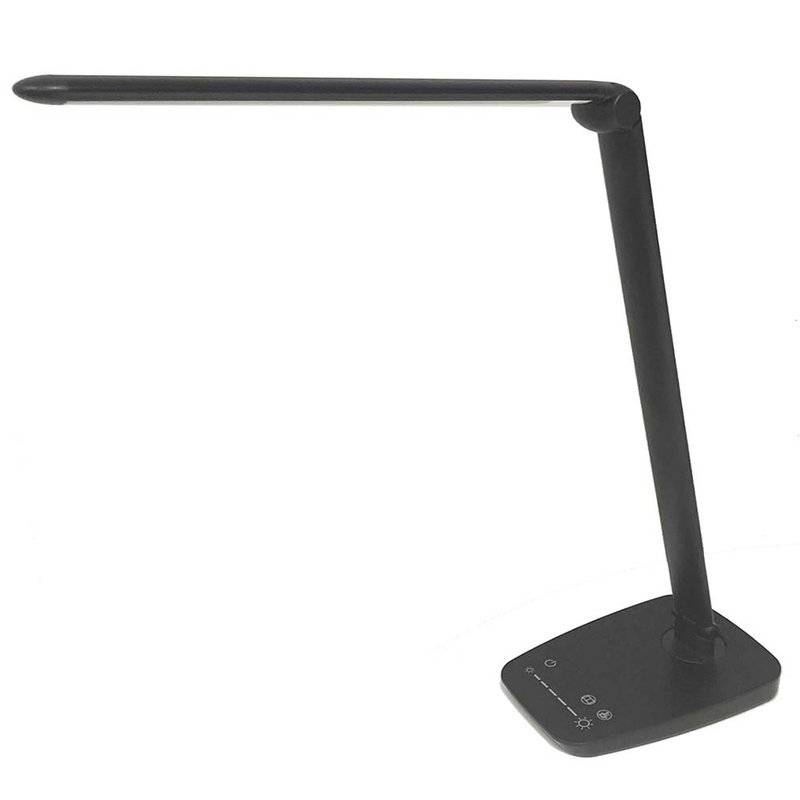 Bordlampe Unilux TWISTLED LED sort EU foldbar