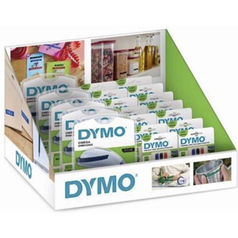 Borddisplay Dymo Omega EOL 5 stk maskiner og 16 rul tape