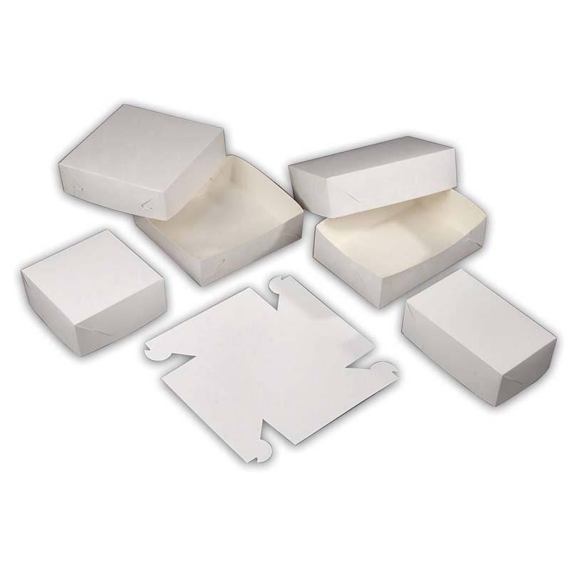Kage&aelig;ske nr 2 140x230x75mm hvid 250stk/pak