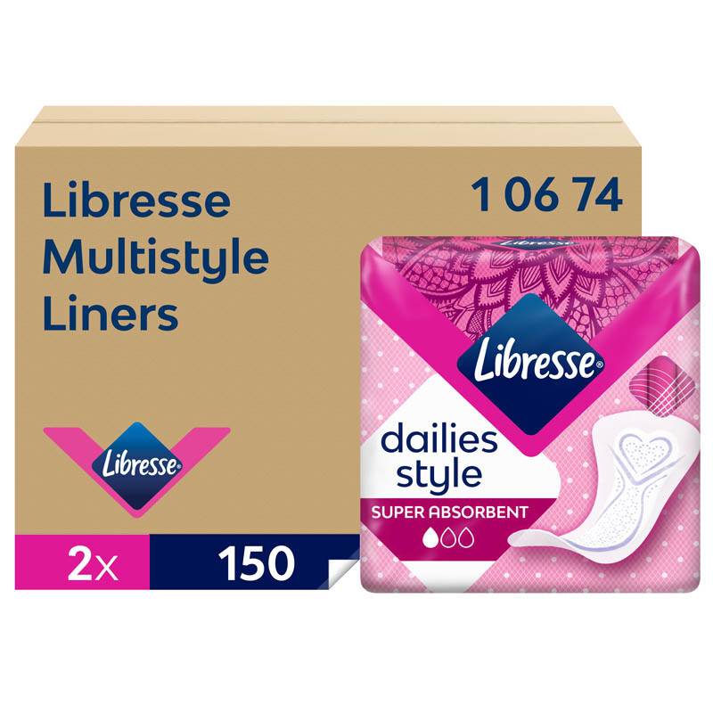 Trusseindl&aelig;g Libresse Multistyle 10674 2x150stk/pak