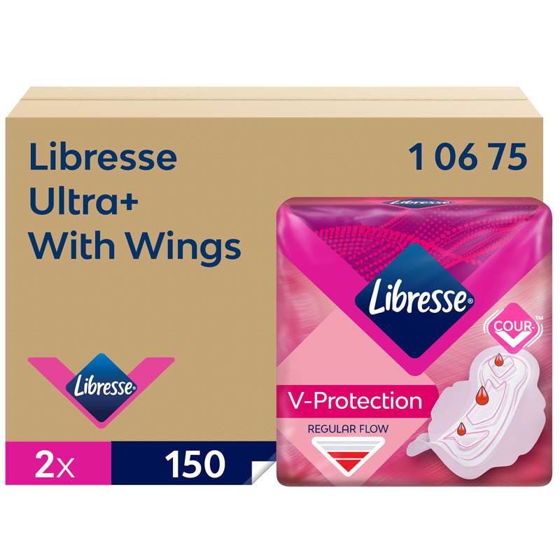 Bind Libresse Ultra + wing 10675 2x150stk/pak