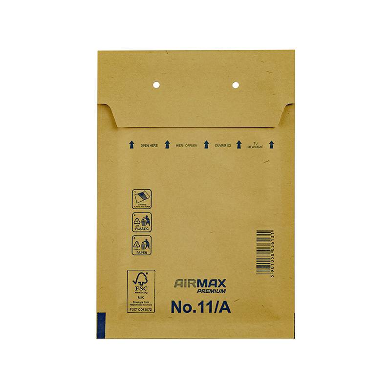 Boblepose Airmax 120x175mm brun No. 11/A indv. 100x165mm 200stk/pak