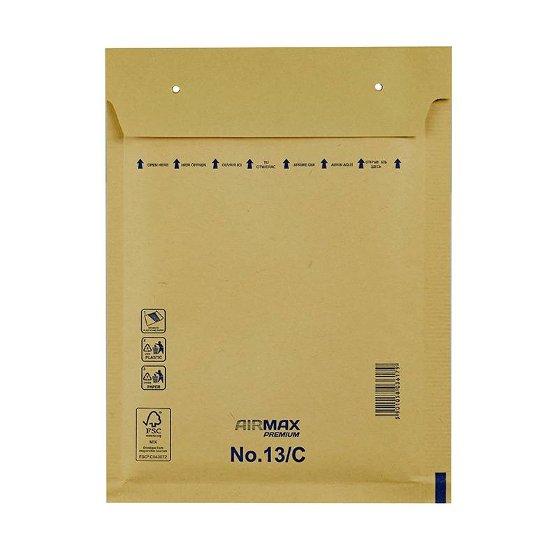 Boblepose Airmax 170x225mm brun No. 13/C indv. 150x215mm 100stk/pak