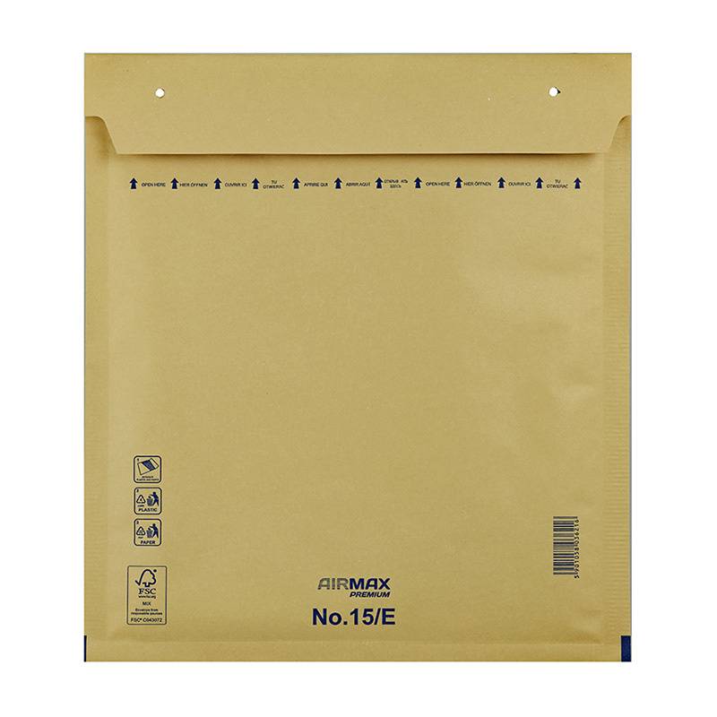 Boblepose Airmax 240x275mm brun No. 15/E indv. 220x265mm 100stk/pak