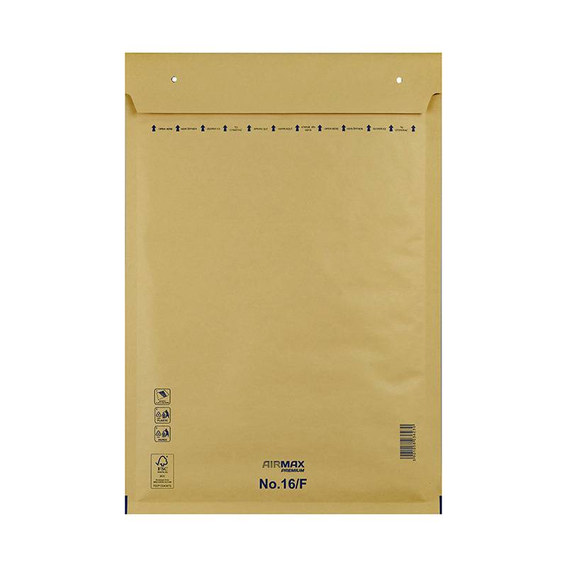 Boblepose Airmax 240x350mm brun No. 16/F indv. 220x340mm 100stk/pak