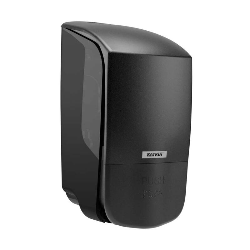 Dispenser t/s&aelig;be & skums&aelig;be foam Katrin incl s&aelig;be 0,5l sort 77359
