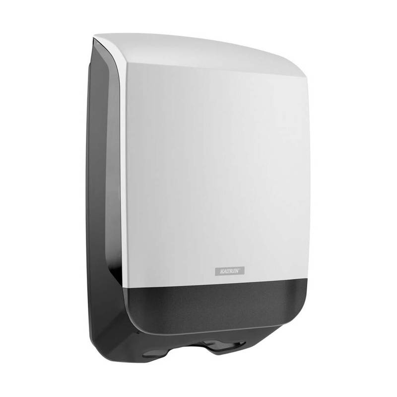 Dispenser Katrin t/papirh&aring;ndkl&aelig;der Inc M hvid 77410