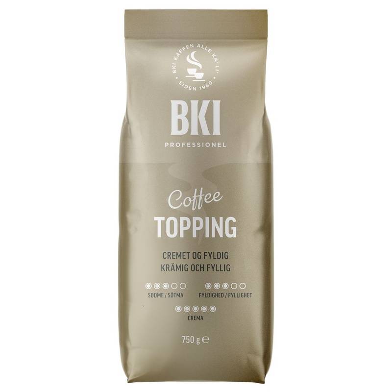 Cappuccino topping 750g BKI pakke med 750 g