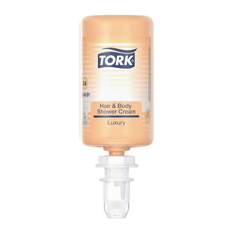 S&aelig;be Tork Luksus Hair & Body creme S4 orange 424661 1000ml