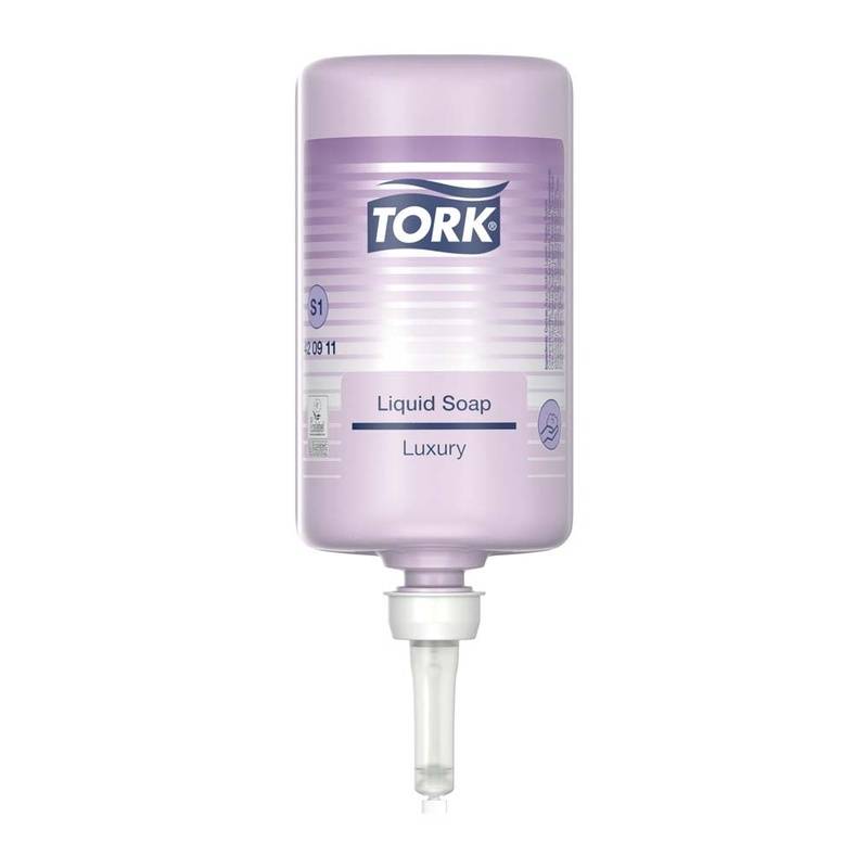 S&aelig;be Tork Luksus flydende S1 lilla 420911 1l