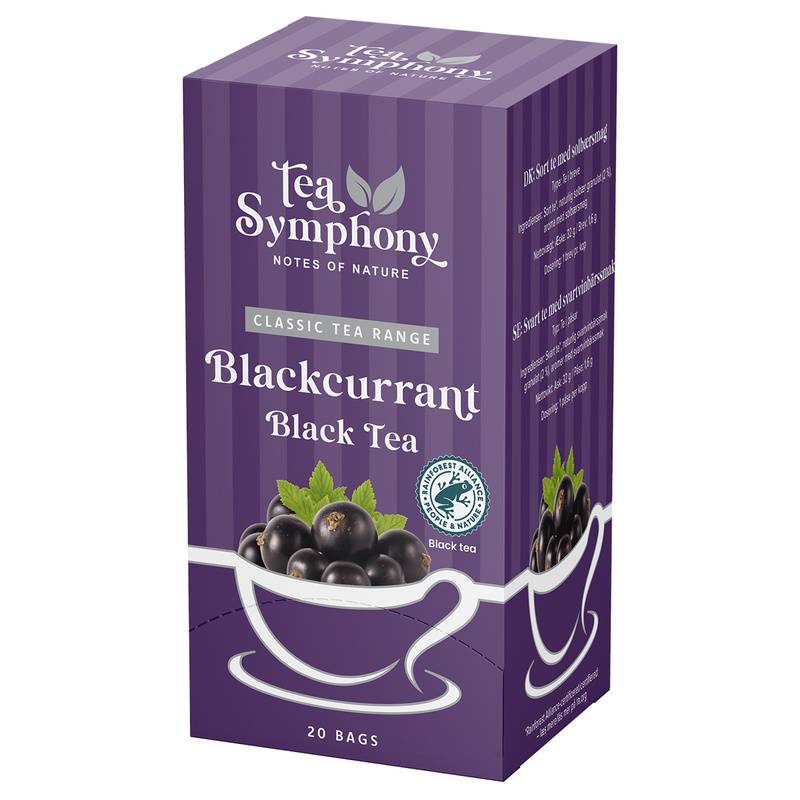 Te Symphony BKI Blackcurrant/Solb&aelig;r 20breve/pak RFA