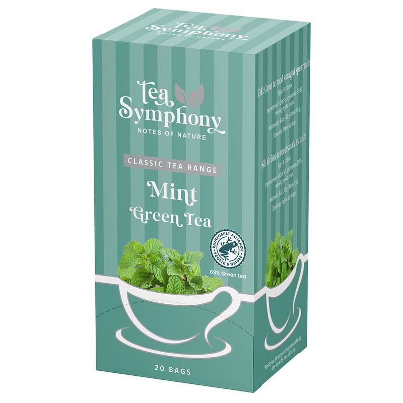 Te Symphony BKI mint gr&oslash;n te 20breve/pak RFA