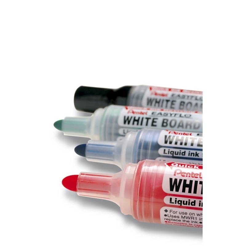 Whiteboardmarker Pentel Easyflo bl&aring; 6mm