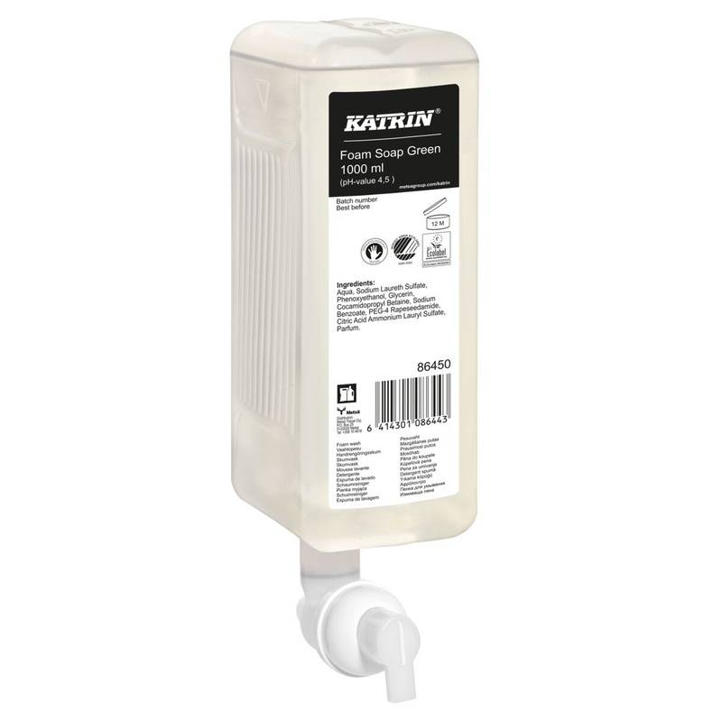 Skums&aelig;be foam Katrin gr&oslash;n 1l m/parfume