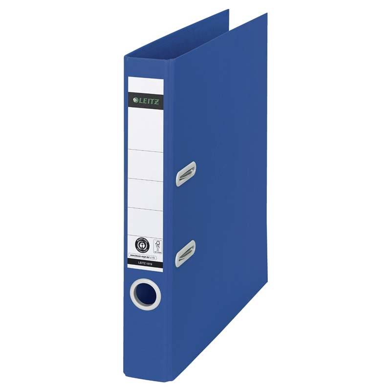 Brevordner Leitz Recycle 180&deg;A4/50mm bl&aring;