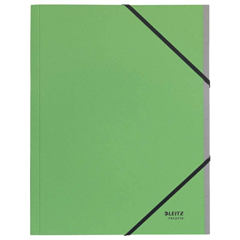 Sorteringsmappe Leitz 6-delt Recycle Gr&oslash;n