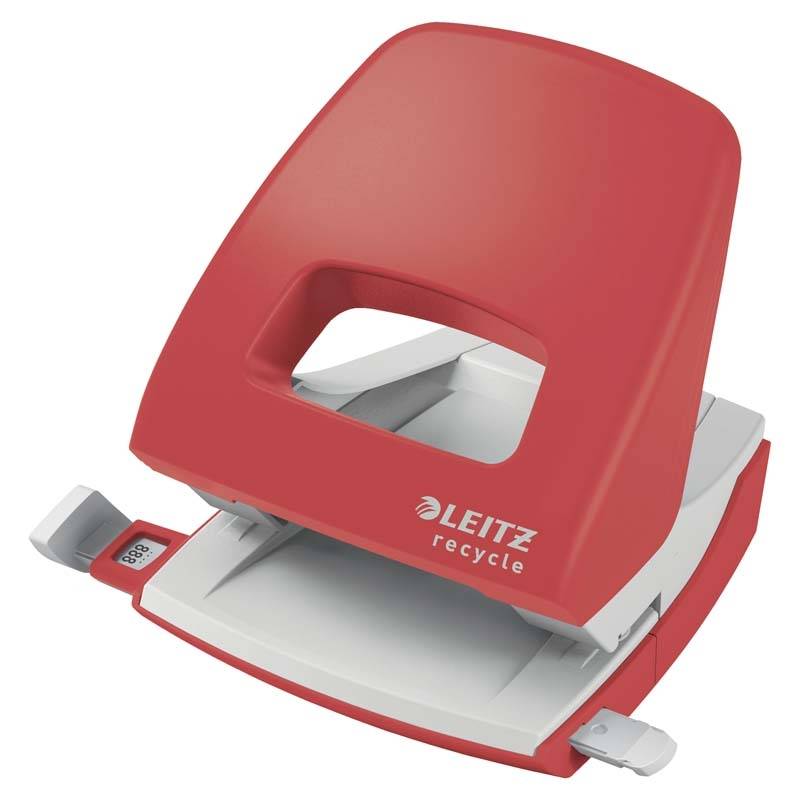 Hulapparat Leitz 2hul 30ark Recycle r&oslash;d