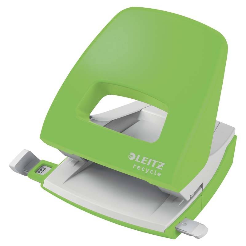 Hulapparat Leitz 2hul 30ark Recycle gr&oslash;n