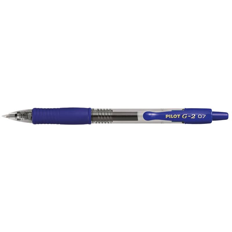 Gelpen Pilot G2 ink roller Medium bl&aring; vaulepack 20stk