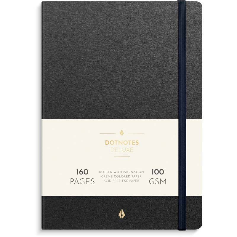 DotNotes Deluxe A5 sort Notesbog Mayland Journal 148 x210mm
