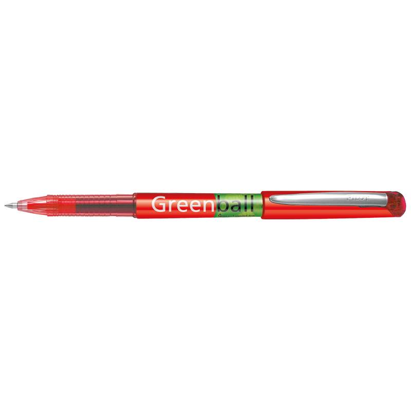 Pilot Roller Greenball 0,7 R&oslash;d Rollerpen Pilot Greenball mellem