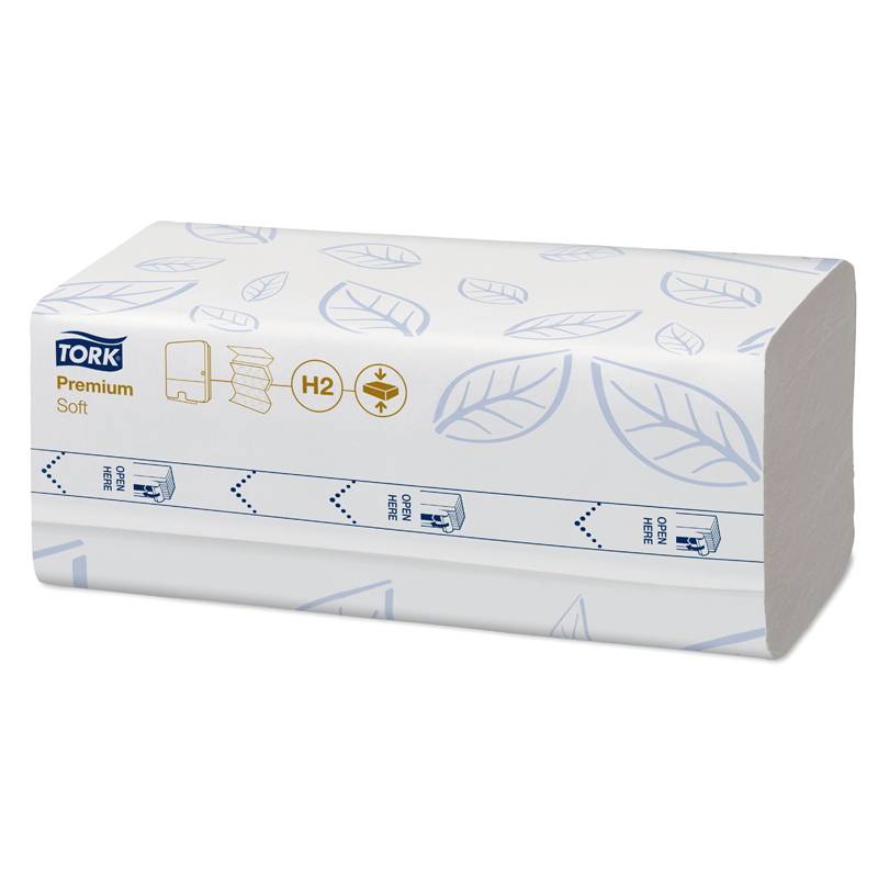 Papirh&aring;ndkl&aelig;de Tork Xpress H2 soft 2-lags komprimerede 100888 2040 ark