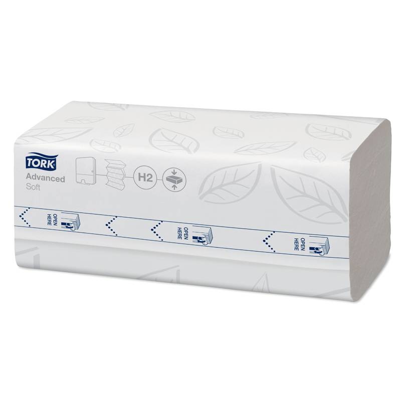 Papirh&aring;ndkl&aelig;de Tork Xpress H2 soft 2-lags komprimerede 120454 2400 ark