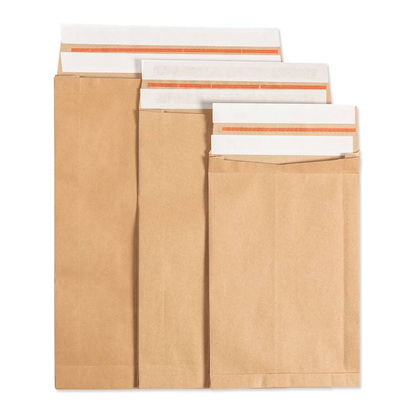 Papir E-handelspose m/genluk 320x430x80mm