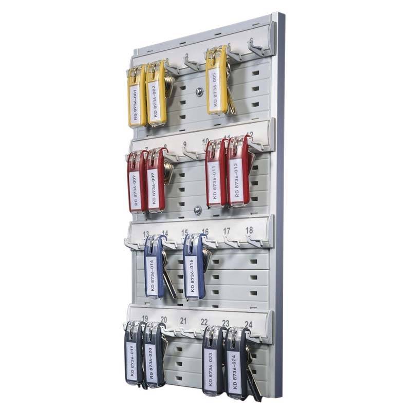N&oslash;gleskab Durable Key BOARD 24 N&oslash;gletavle 210x365x6mm til 24 n&oslash;gler