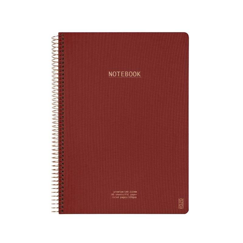 Notesbog KOZO A4 Premium Bric linieret 80 sider 100g