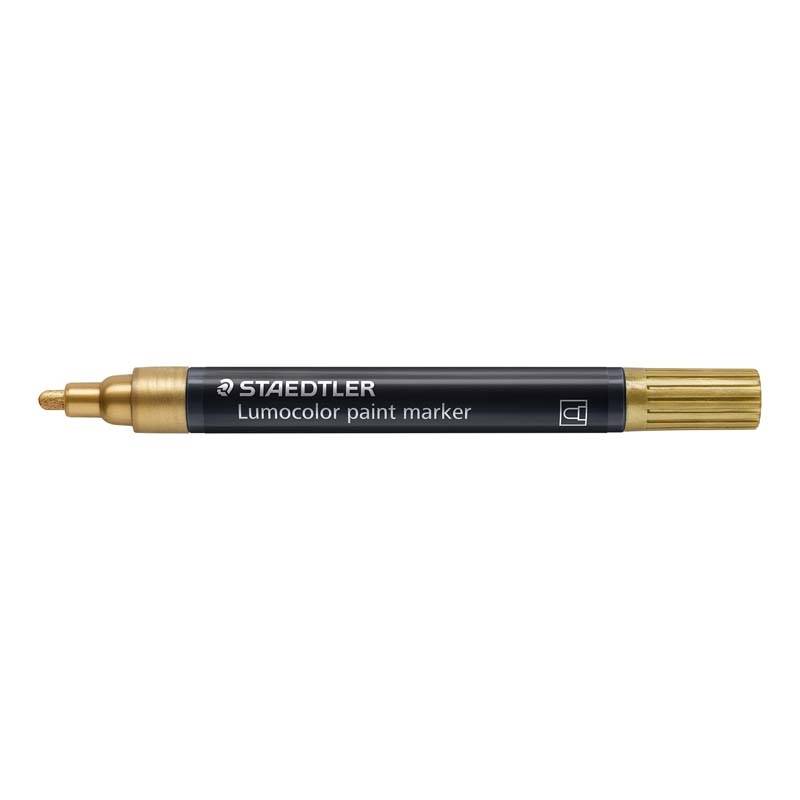 Paintmarker Lumocolor 349 2,4mm guld Staedtler Lumocolor 349-11 Rund