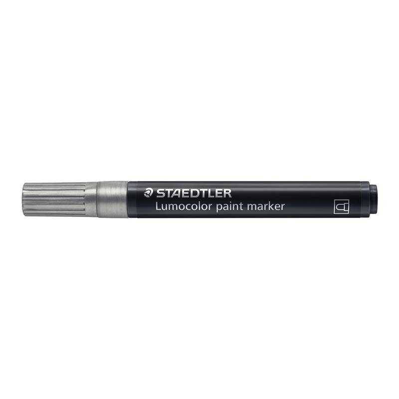 Paintmarker Lumocolor 349 2,4mm s&oslash;lv Staedtler Lumocolor 349-11 Rund