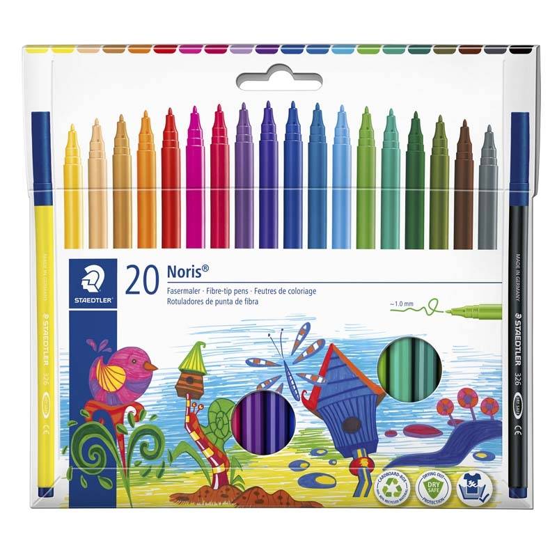 Tusser Noris 326 assorteret 20stk/pak Staedtler Noris Kugle